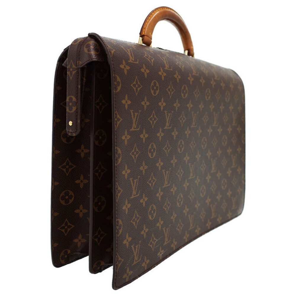 Louis Vuitton Serviette Monogram Business Fermoir Bag